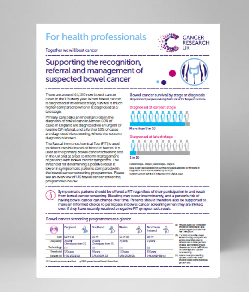 Bowel cancer guide