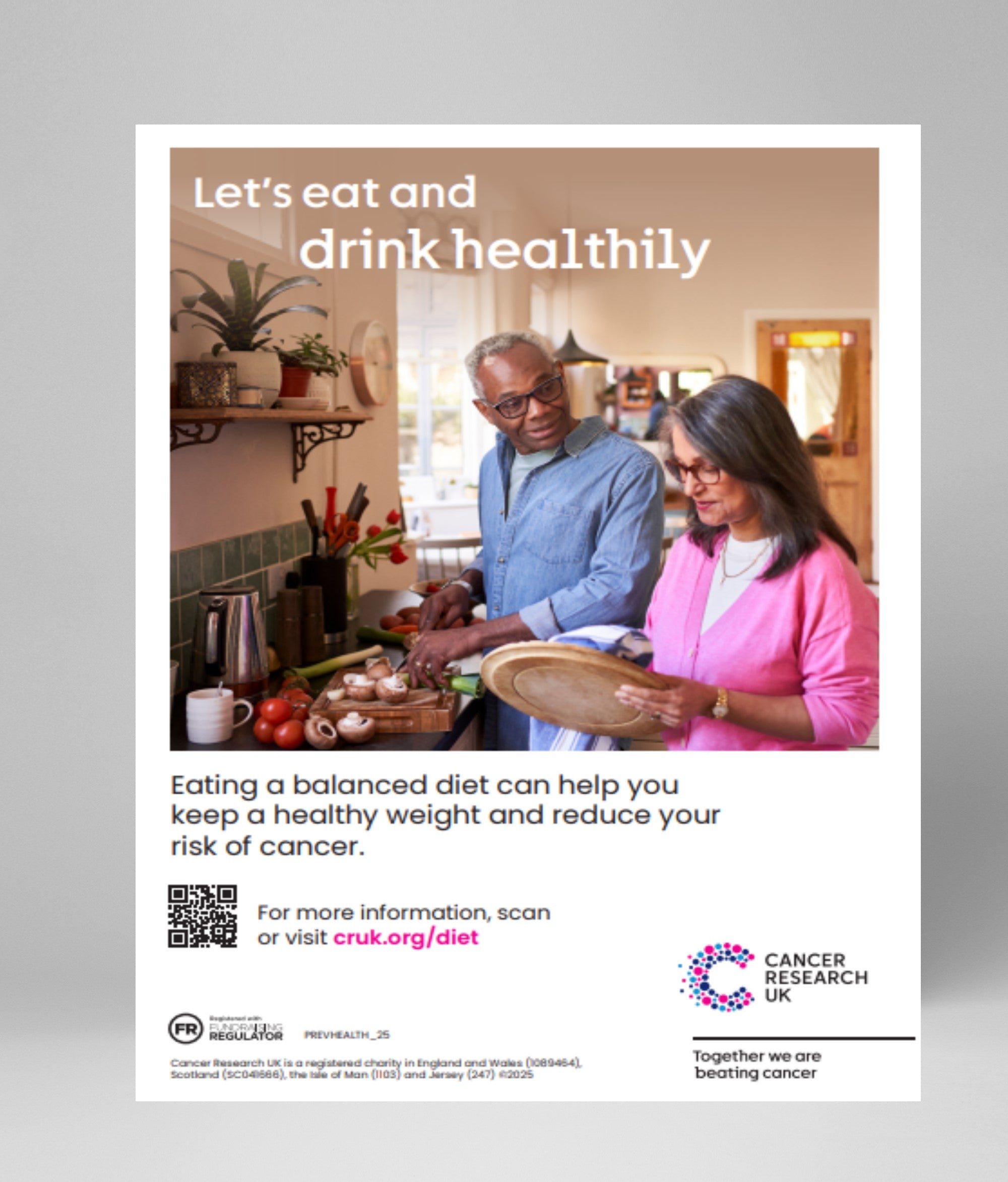 Eating Clean Poster Healthy eating poster – Cancer Research UK Publications